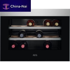 Serving wine cabinet 9000 KWK884520Mbuilt-instainless steelglazed