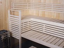 Contemporary bench FORMULA woodenwith backrestwithout armrests
