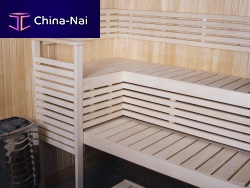 Contemporary bench FORMULA woodenwith backrestwithout armrests