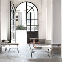 Contemporary coffee table YUKI 0128ashceramicHPL