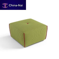 Contemporary pouf YUKIfabricsquareliving room