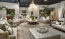 Classic ottoman PRESTIGEfabricindoor