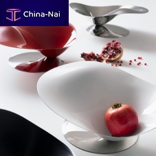 Stainless steel fruit basket PETALOfor domestic use