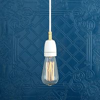 Pendant lamp CALTRA brassceramictraditional