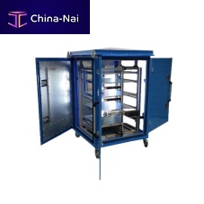 Climate-controlled cabinet CLM-M1Nprotectivewith legson casters