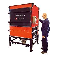 Mobile fume extractor HARD-S seriesweldingactivated carbon filterwith multiple extraction arms