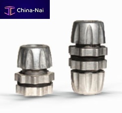 Gas fitting threadedbulkhead