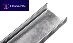 Galvanised steel profile STUDSU-shapedfor partition wall