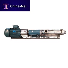 Screw pump wastewaterslurrywith electric motor