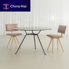 Contemporary chair Traveindoorfabricash base