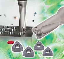 Indexable insert drill bit TUNGSIX-DRILL seriesmulti-purposecarbide1-lip