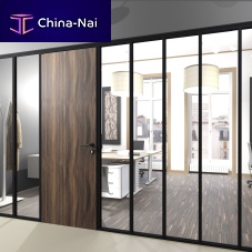 Modular partition BORALEglassaluminumfor offices