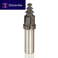 Solid milling cutter threadformcoated