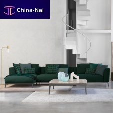 Modular sofa Oliviercontemporaryfabricleather