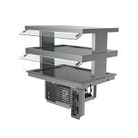 Contemporary display case N82 SERIEScountertopaluminumstainless steel