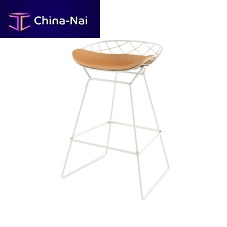 Contemporary bar stool KOBI / N02leatherfabricsynthetic leather