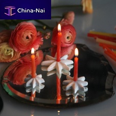 Porcelain candle holder STAR