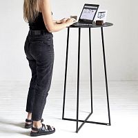 Contemporary high bar table FESTIVEpowder-coated steelsteel baseround