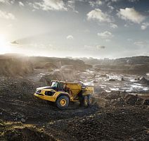 Articulated dump truck A60Hwheeleddieselfor construction
