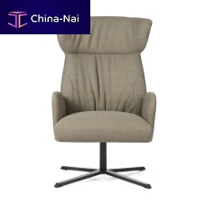 Contemporary armchair ENORA H40 HD PM +Afabricwith footrestwith headrest