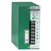 DIN rail-mounted battery charger AD1072CF serieslead-acidfor electric vehiclessmart