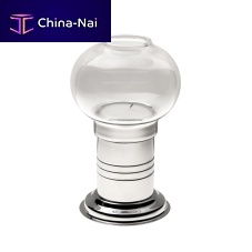 Silver candle holder OCEAN BLEU