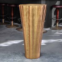Contemporary high bar table GAIAresinfiberglassfiberglass base