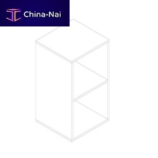 Free-standing bookcase D4500 SERIEScontemporarycommercialmelamine