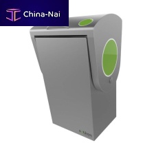 Stainless steel waste bin RETROcrane-liftwith lid
