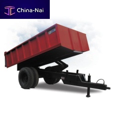 Platform trailer dump2-axletowed