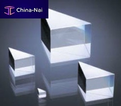 Triangular prism fused silica