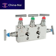 5-way manifold IV30stainless steelfor gasshut-off