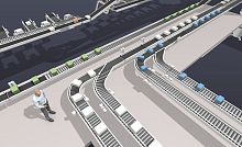 Transport conveyor system handlingfor the food industryindustrial