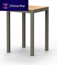 Modern high bar table BARITE BAR COUNTER WA4040aluminumaluminum basesquare