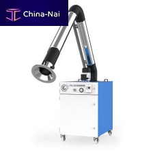 Mobile fume extractor Smokyindustrialcartridgewith extraction arm