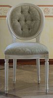 Traditional chair DUSEindoorfabricwooden base