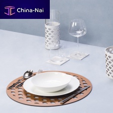 Leather trivet RUDI roundsquarerectangular