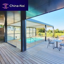 Aluminum profile SWIMSIDE RAILU-shapedfor railingfor glass curtain wall