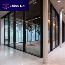 Glass facade system RABEL ENVELOPfoldingsliding