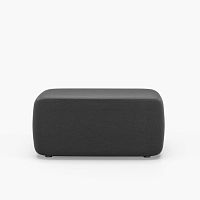 Contemporary pouf Pummba Ifabricsquarewith removable cover