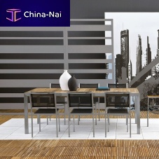 Contemporary dining table Adamasteakteak baserectangular