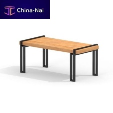 Outdoor table THOR contemporaryoaksteel base