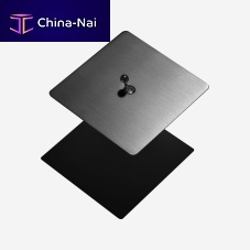 Light switch NOOR - LEVER - BRUSHED NICKELfor home automation systemsfor roller shuttersfor blinds