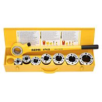 External threading tool REMS evamanualfor pipe ends
