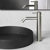 Bathroom sink mixer tap AR003Mdeck mountedsteelbathroom