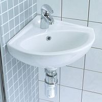 Wall-mounted washbasin ATLAS COMMERCIAL: ASWHCBA1/ASWHCBA2ceramiccornercontemporary