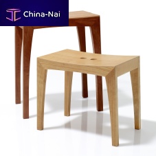 Contemporary footrest OTTO1oakbeechsolid wood