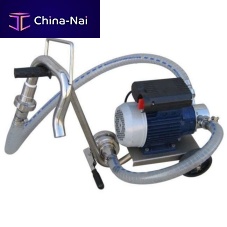 Gear pump for food productswith electric motorself-priming