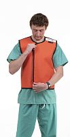 X-ray protective apron front protectionrear protectionside protection