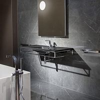 Metal washbasin stand BLOOM 105